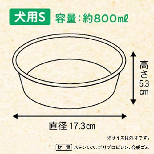ステンレスの食器 ごはんにゃわん 犬用 S ダイナー(12セット)[ペットの雑貨・ケアグッズ]_3