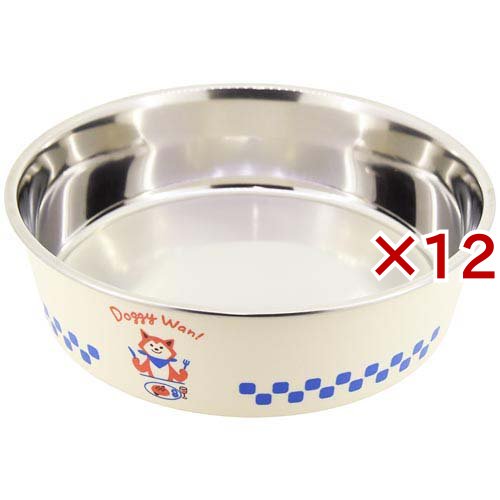 ステンレスの食器 ごはんにゃわん 犬用 S ダイナー(12セット)[ペットの雑貨・ケアグッズ]