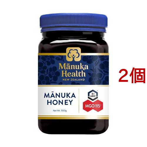 正規輸入品 マヌカヘルス MGO115+ UMF6+ マヌカハニー(500g*2個セット)[その他 ミネラルサプリメント]