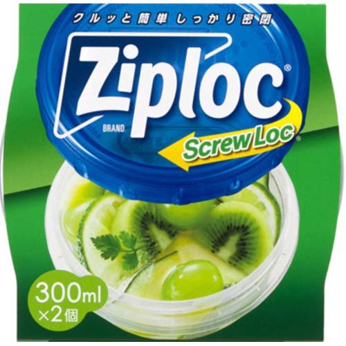 ジップロック スクリューロック 300ml(2個入*3個セット)[保存容器]の