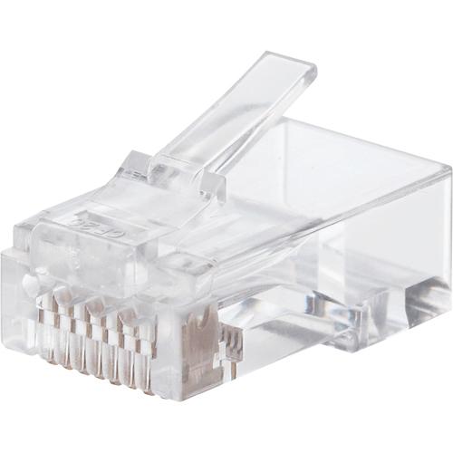 エレコム RJ45繋ぎ CAT6 CAT6a 単線・より線両相応う LD-6RJ45T100(100個入)[知らせ家電 余分の物]