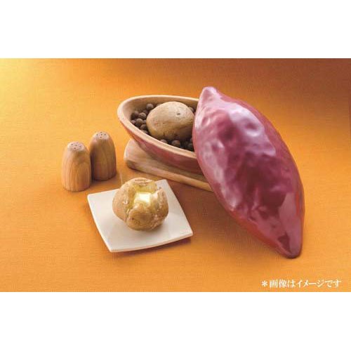 イシガキ産業 魔法の焼いも鍋 大 発熱セラミックボール付き 3821 赤紫 27×19×11.5cm ＼レビューで1000円クーポン!／ 魔法の焼きいも鍋（発熱セラミックボール付） イシガキ | グットライフショップ