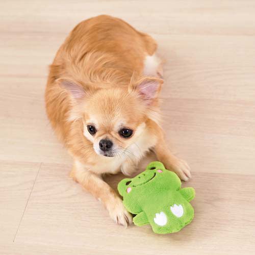 ちっちゃなわんこだっこ カエル(1個)[犬のおもちゃ・しつけ]の通販はau
