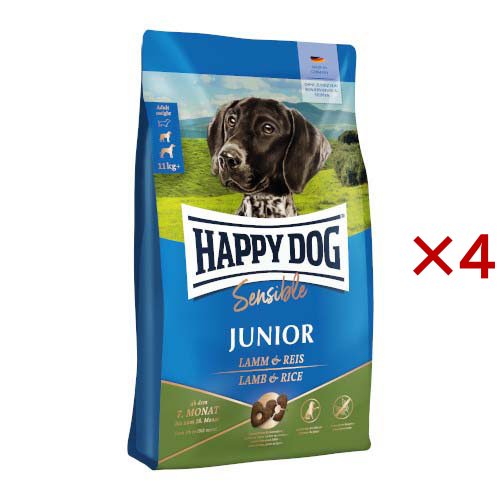 ハッピードッグ センシブル ジュニアラム＆ライス(1kg×4セット)[ドッグフード(ドライフード)]
