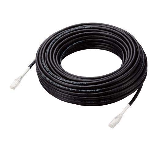 エレコム LANケーブル CAT6A 30m 屋外用 PoE++ 対応 高速 10Gbps ストレート ブラック(1個)[情報家電　その他]の通販は 11,610円