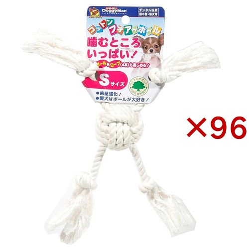 ドギーマン コットンフォアーボール(96セット)[犬のおもちゃ・しつけ]