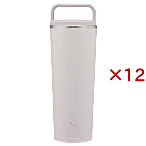 象印 ステンレスキャリータンブラー 400ml シアーグレー SX-JS40-HM(12セット)[水筒]