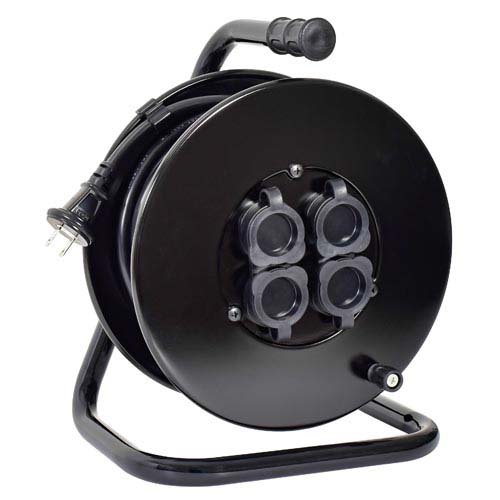 日動 エフセレクト 防雨型電工ドラム 15m FGW15-BK(1個)[生活用品 その他]