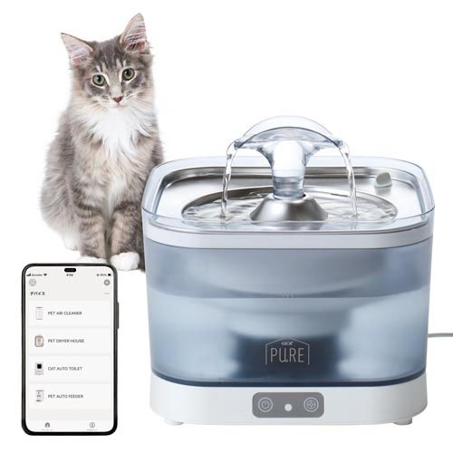 PURE プライム ウォーターファウンテン(1個)[ペットの雑貨・ケアグッズ]_7