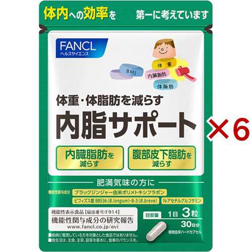 ファンケル 内脂サポート 機能性表示食品(90粒入×6セット)[機能性表示食品]