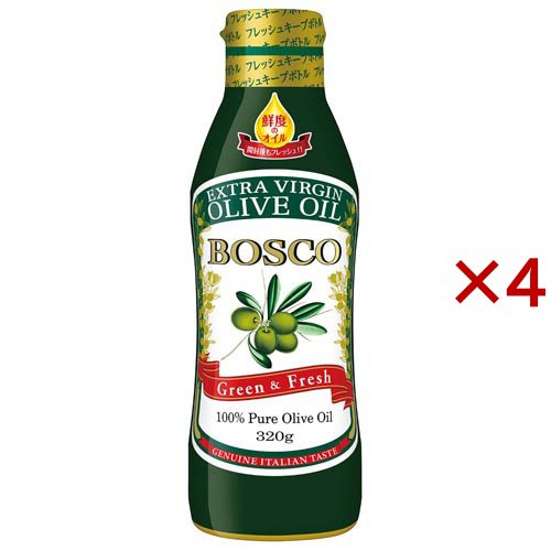 ボスコ エキストラバージンオリーブオイル(320g×4セット)[オリーブオイル]の通販は 5,087円