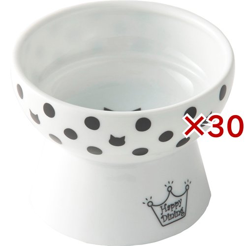 猫壱 おやつ皿 水玉(30セット)[ペットの雑貨・ケアグッズ]