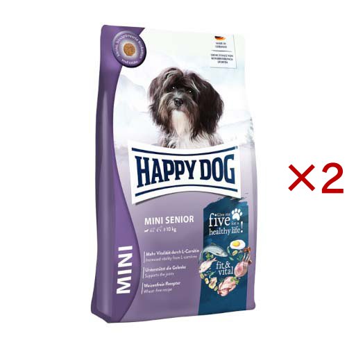 ハッピードッグ ミニ フィット＆バイタル 小型犬 ミニ シニア(4kg×2セット)[ドッグフード(ドライフード)]