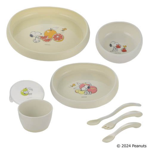 【18日10:00~21日9:59 エントリーで最大7倍】リッチェル ピーナッツ コレクション お食事セットFS(1セット)[食器セット]の通販は