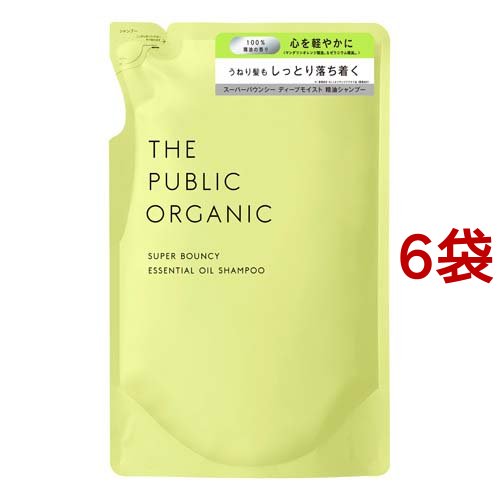 ザパブリックオーガニック スーパーバウンシー DM シャンプー 詰替(400ml*6袋セット)[ヘアケア]