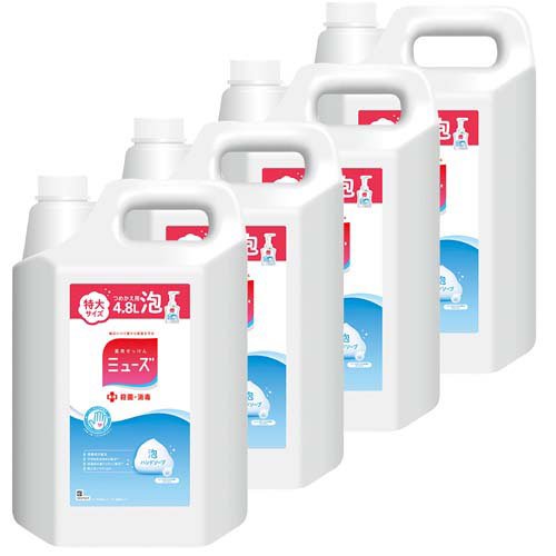 業務用 薬用せっけん ミューズ 泡ハンドソープ オリジナル つめかえ用 特大サイズ(4.8L*4個セット)[ハンドソープ 詰め替え]の通販は 17,183円