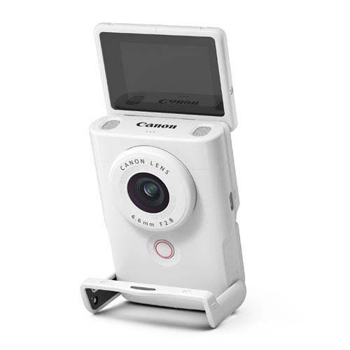 キヤノン ビデオカメラ パワーショット V10 ホワイト(1台)[映像関連