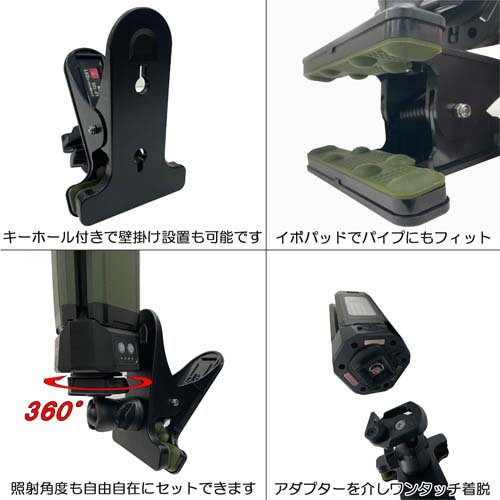 SK11 充電式リーフライト クリップ SLL-20W-CP(1個)[作業ライト]_2