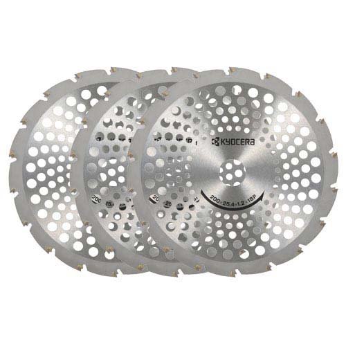 リョービ(京セラ) 刈払機用軽量チップソー 200X25.4mm18P 66500407(3個セット)[生活用品 その他]