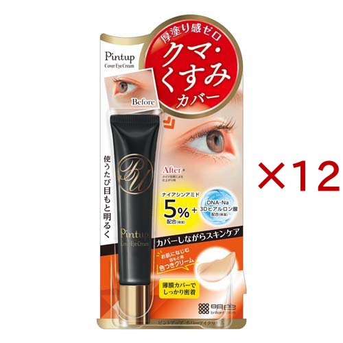 ピントアップ カバーアイクリーム コンシーラー(15g×12セット)[コンシーラー]