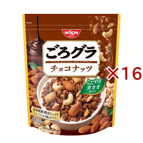 ごろグラ チョコナッツ(280g×16セット)[シリアル]