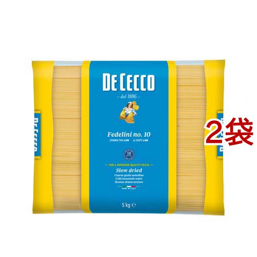 【訳あり】ディチェコ No.10 フェデリーニ(5kg*2袋セット)[パスタ]