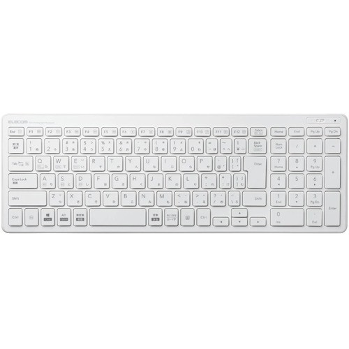 エレコム Bluetoothキーボード パンタグラフ 薄型 コンパクト TK-FBP101WH(1個)[情報家電　その他]の通販は