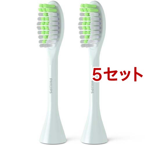 フィリップス Philips One ブラシヘッド ミントブルー BH1022／03(2本入*5セット)[電動歯ブラシ替えブラシ]