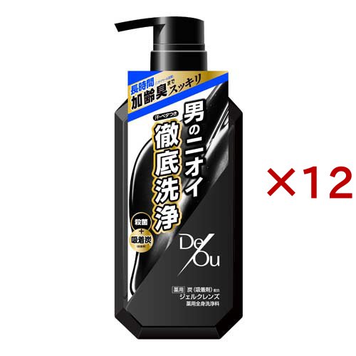 デ・オウ薬用ジェルクレンズ(520ml×12セット)[薬用ボディソープ]