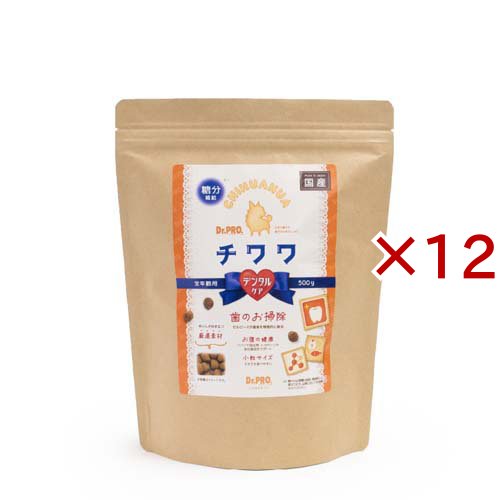 Dr.PRO. チワワフード(500g×12セット)[犬のおやつ・サプリメント]