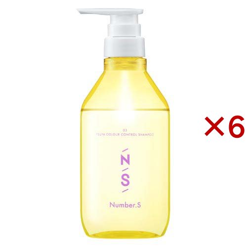 ナンバーエス ツヤカラーコントロール シャンプー(450ml×6セット)[シャンプー その他]