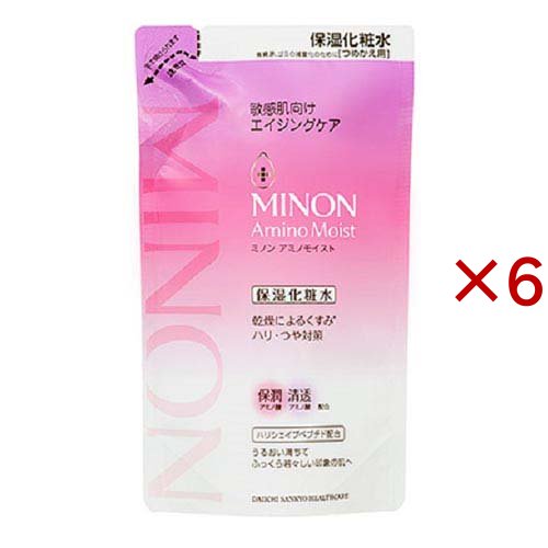 ミノン アミノモイスト エイジングケアローション つめかえ用(130ml×6セット)[ボディローション]