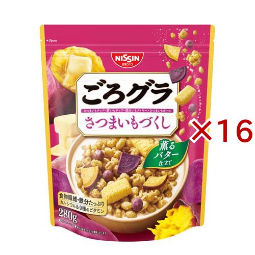 ごろグラ さつまいもづくし(280g×16セット)[シリアル]