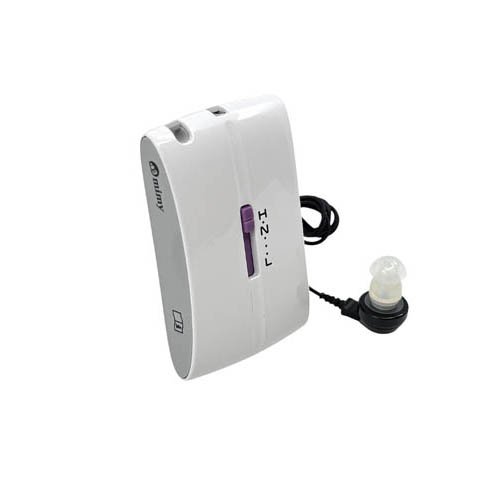 首掛け集音器 （MT-100N）　音の恵み　介護　高齢 1年保証】シャイン SHINE 音の恵み 首掛け集音器 軽い 40g 集音器