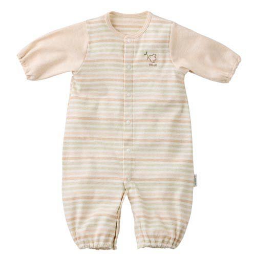 オーガニック ボーダー ドレス＆カバーオール(1枚)[雑貨 その他]