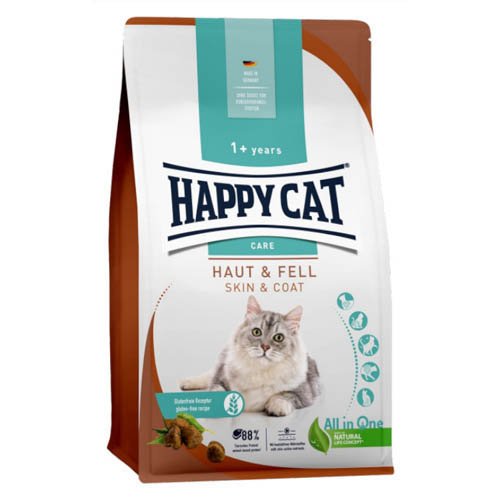 ハッピーキャット ケア スキン＆コート 皮膚被毛ケア(4kg)[キャットフード(ドライフード)]