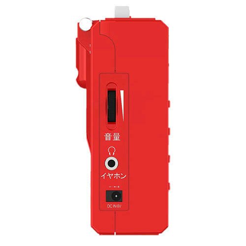 新品　限定　赤　WINTECH 　SD/USB録再　ラジカセ　SCT-R227 WINTECH MicroSD／USB録音対応モノラルラジカセ デジタル録音対応
