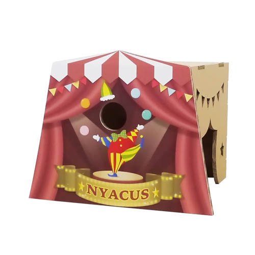 ワンダートリップ キャットハウス・トイレカバー(ニャーカス)(1個)[猫砂・猫トイレ用品]