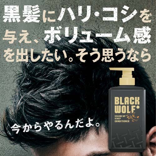 ブラックウルフ ボリュームアップ スカルプ コンディショナー(380ml*6個セット)[ダメージケアリンス・コンディショナー]_1
