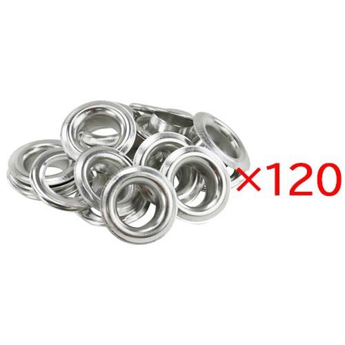 SK11 両面ハトメ玉 アルミ 15mm NO.16MT(10組相当入*120セット)[工具]の通販は