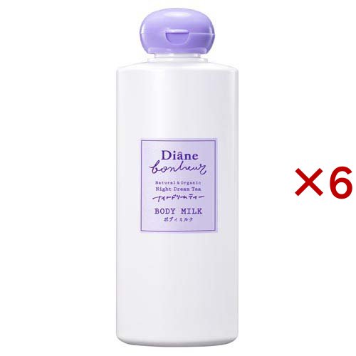 ダイアン ボヌール ボディミルク 濃密保湿 ナイトドリームティーの香り(185ml×6セット)[ボディケア その他]