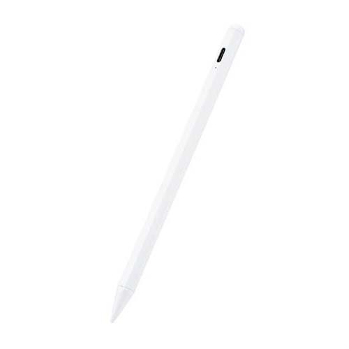 エレコム タッチペン スタイラスペン 充電式 樹脂ペン先 ホワイト P-TPACSTAP05WH(1個)[その他]の通販は