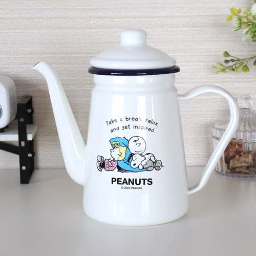 SNOOPY スヌーピー ホーローケトル やかん 2L ピーナッツ スヌーピー SNOOPY ホーローケトル2ℓ