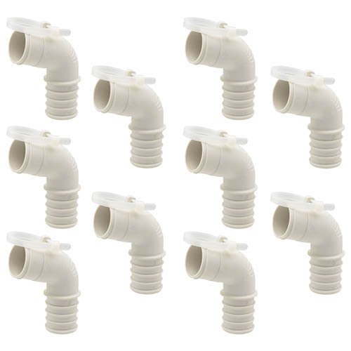 カクダイ GAONA(ガオナ) これエエやん 洗濯機排水トラップ用エルボ GA-LF047(10個入)[洗濯用品 その他]の通販は