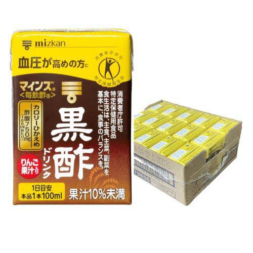 ミツカン マインズ 毎飲酢 黒酢ドリンク(100ml×15個)[食酢]