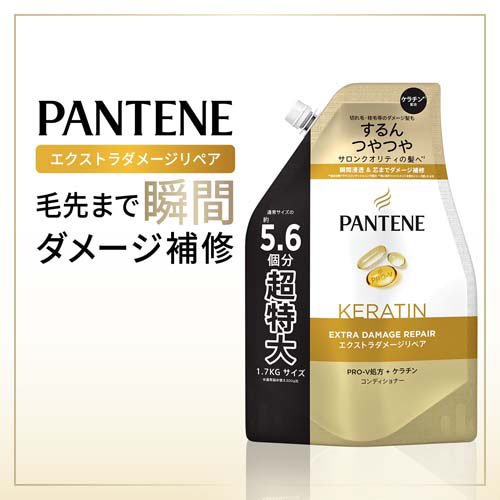 パンテーン エクストラダメージリペア コンディショナー 詰替 超特大 ケース(1700g×6個)[ダメージケアリンス・コンディショナー]_1