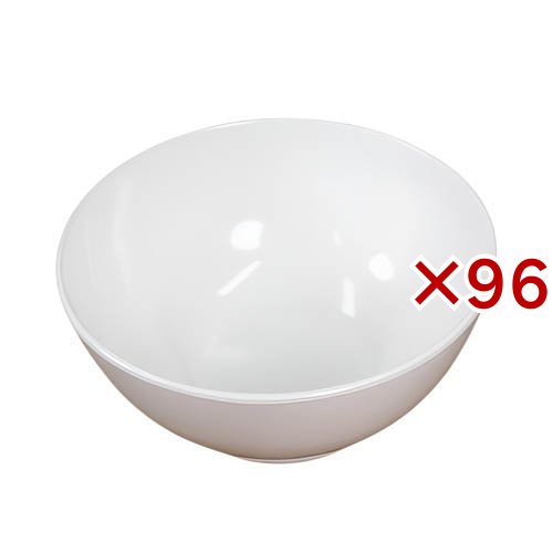 軽くて丈夫なメラミン飯碗(96セット)[食器・カトラリー その他]