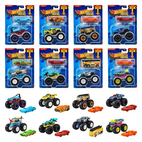 ホットウィール モンスタートラック + ダイキャストカー Ast BOX販売 GRH81-986S(1セット)[ベビー玩具・赤ちゃんおもちゃ その他]