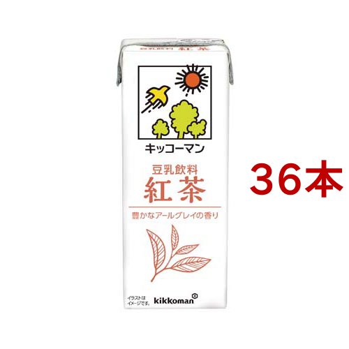 キッコーマン 豆乳飲料 紅茶(200ml*36本セット)[豆乳]