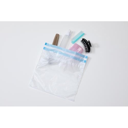巾着ポリ袋 3L用 白半透明(15枚入×60セット)[保存用バッグ ポリ袋]_2